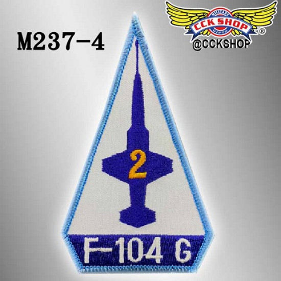 空軍F-104 機種章 A G J  (含氈) 空軍機種章